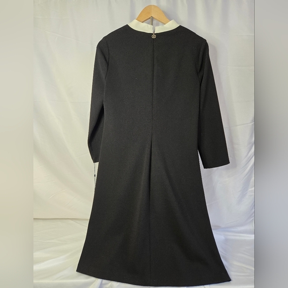 Tommy Hilfiger Black A-Line Dress with Neck Tie | Size 10 | NWT - Picture 6 of 10